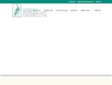 Tablet Screenshot of malerkolonie.at